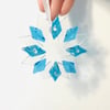  fused glass ice wreaths (customised)Christmas decoration