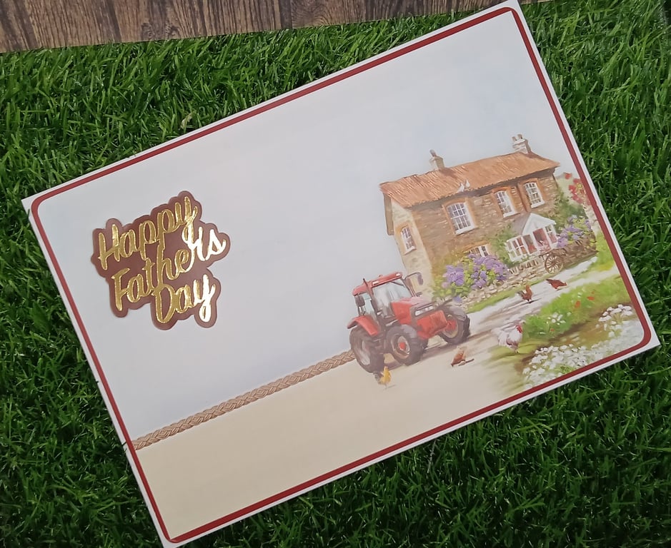 Farming Fathers Day Card