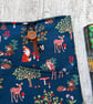 Fabric book sleeve with pocket for paperback book padded and fully lined - Image 2