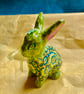 Pretty in green decopatch bunny - Image 2