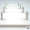 Pre-order - Set of 4 full fuse glass display stands for 10cm panel, 102mm 6.8mm 