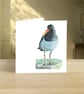 Oystercatcher greeting card (blank)
