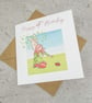 Birthday AGE Card Ladybird Fairy - Personalised with any Birthday age - Image 3