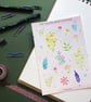 Wildflower Watercolour Sticker Sheet, Eco Friendly - Image 5