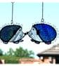  Hedgehog Suncatcher Stained Glass Handmade gift - Image 6