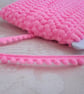 Bright Pink Mini Pompom Trim - Image 2