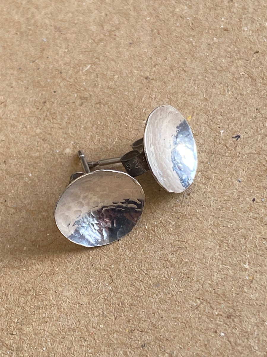 Sterling silver stud earrings