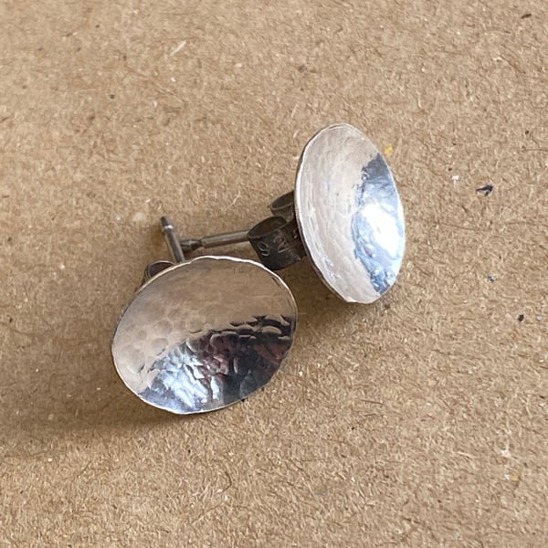Sterling silver stud earrings