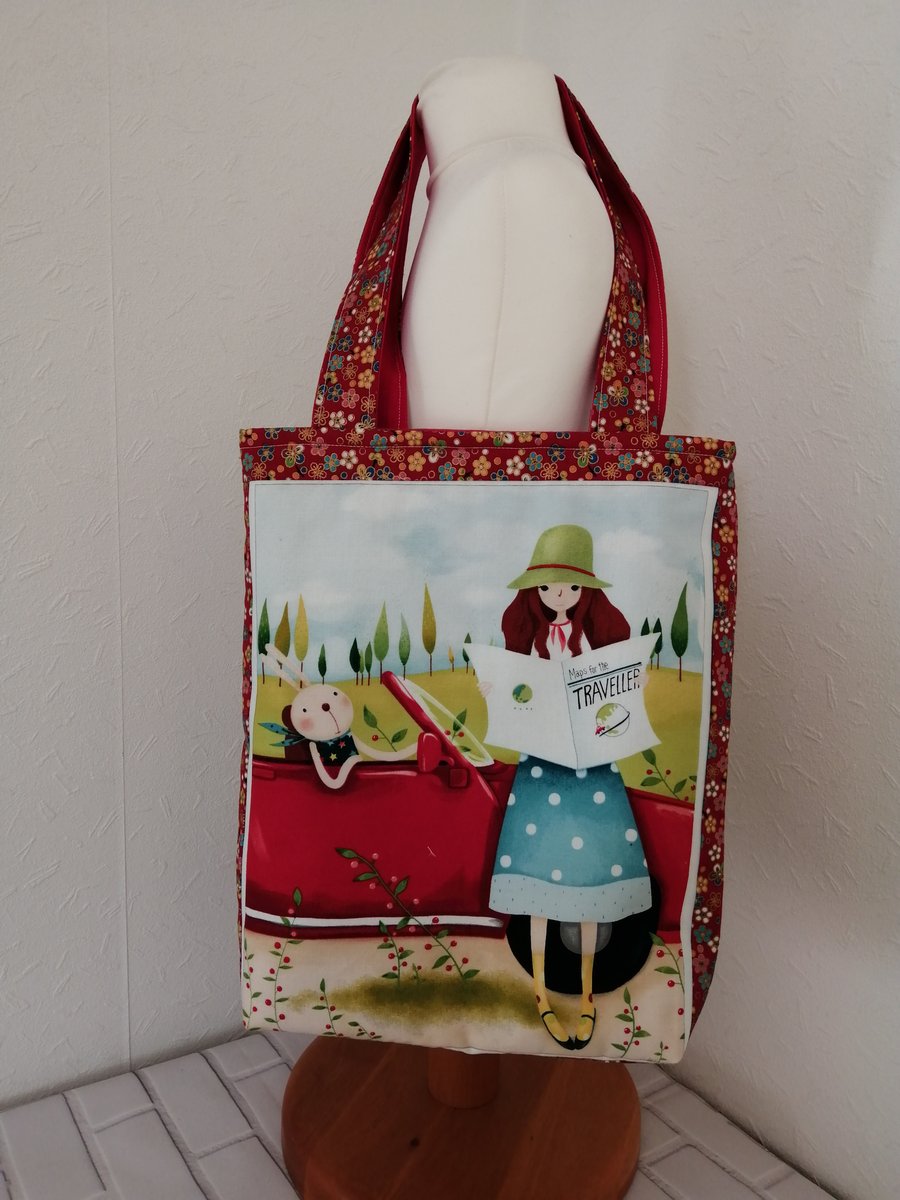 DITSY FLOWER TOTE BAG