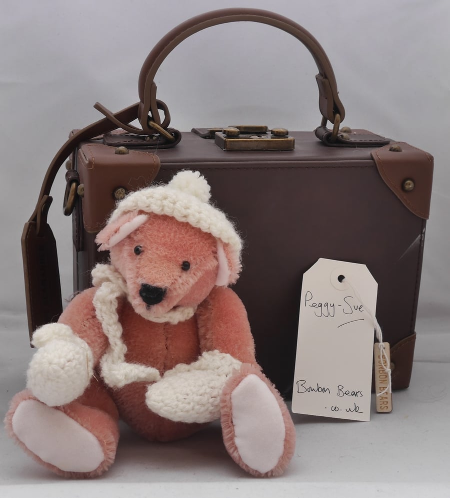 Peggy-Sue - Handmade Mohair Bear