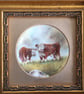 Herefordshire. Handpainted Bone China Coupe Plaque  - Image 7