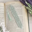 Lace Bookmark with Tassel, Medieval Fantasy Inspired