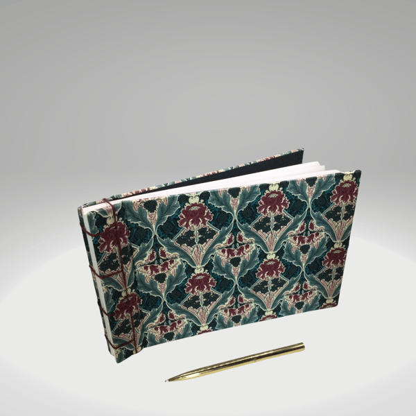 Liberty Burnham fabric covered Notebook or Sketchpad