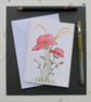 Poppies Wildflower Greetings Card with Envelope - Hand Painted Blank Card - Image 6