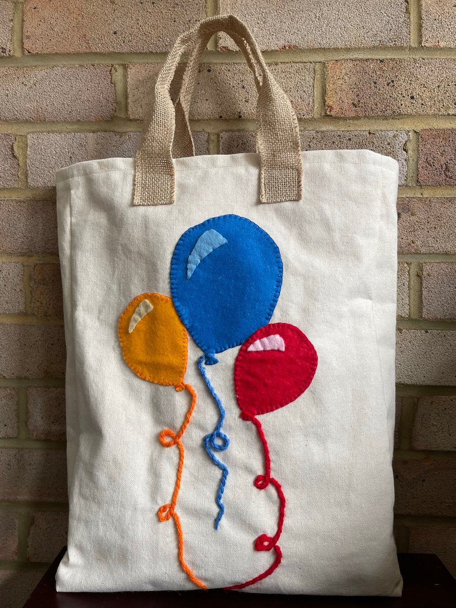 Balloon canvas bag