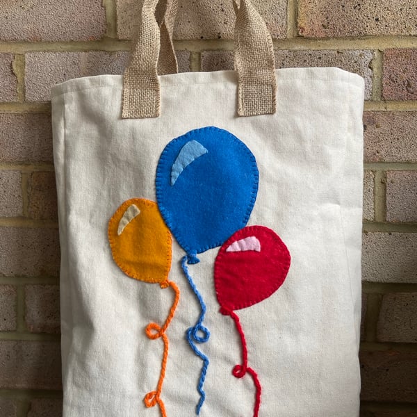 Balloon canvas bag