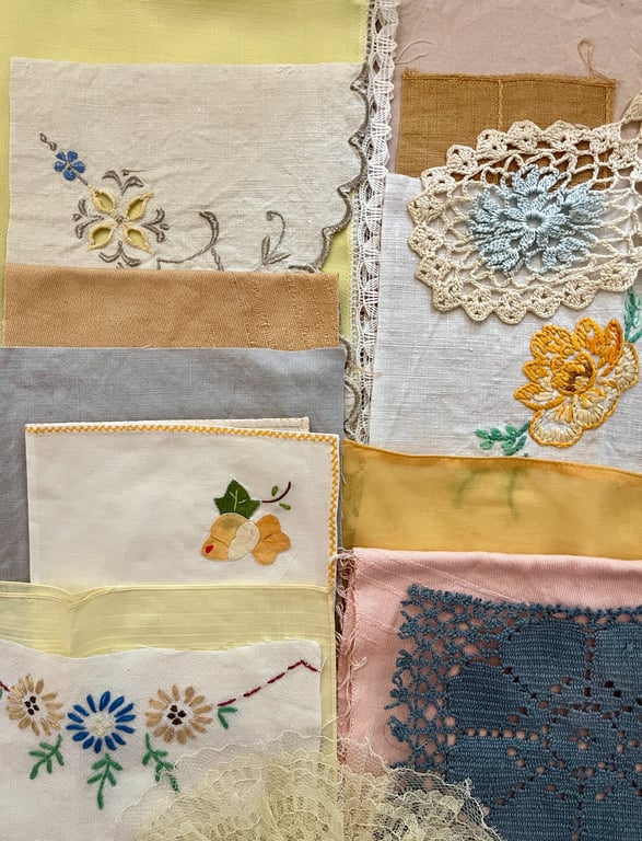 No.10 Vintage and Plant-Dyed Textile Fabric Inspiration Pack