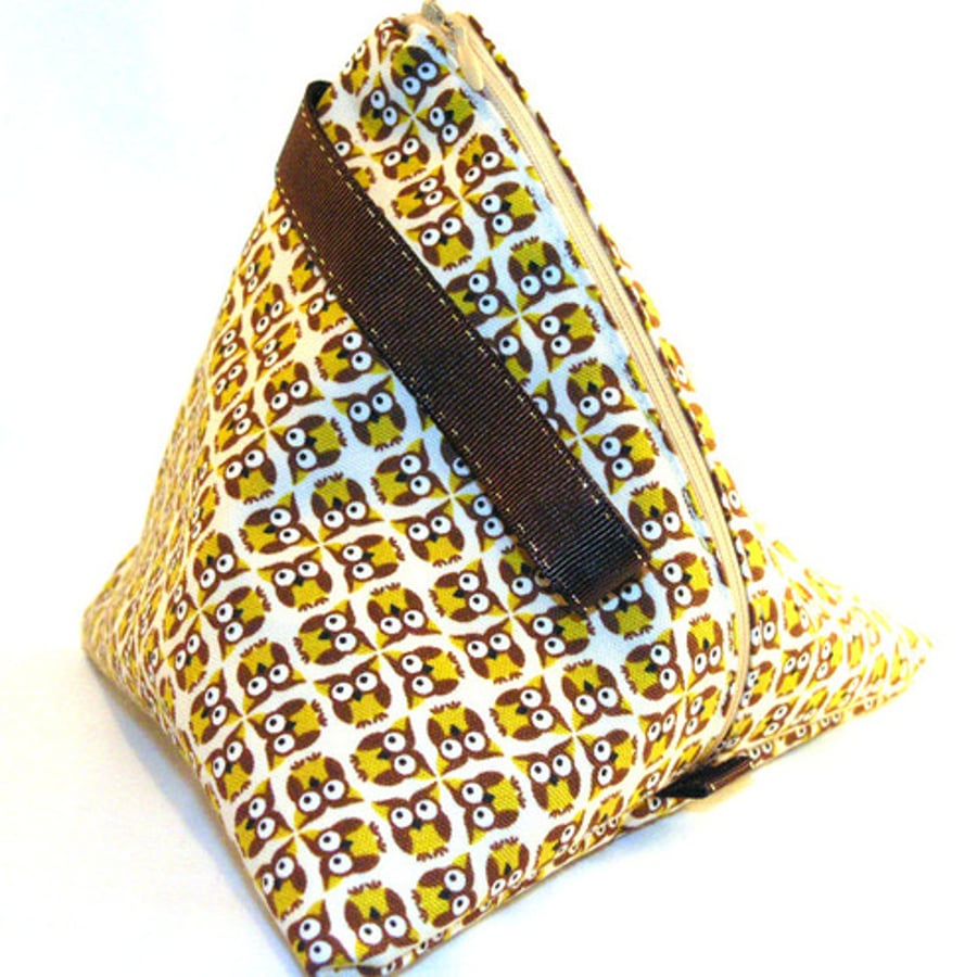 Knitting Bag- Pyramid Style- Owls