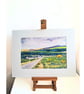 Clearbrook  Devon Dartmoor Landscape Original Watercolour Painting Mounted - Image 4