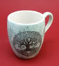 tree of life handmade Tea mug coffee mug beer mug Food safe Lead free Glaze - Image 3