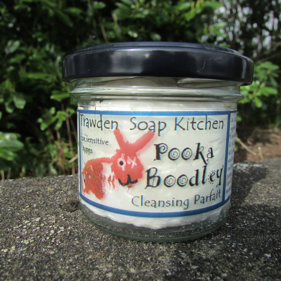 Pooka Boodley Cleansing Parfait for sensitive types - 120ml glass jar