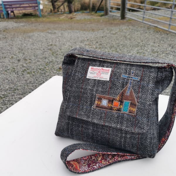Harris Tweed "Skye Life Collection" crossbody bag 