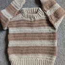 Neutral striped jumper for ages 18 months 