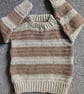 Neutral striped jumper for ages 18 months 