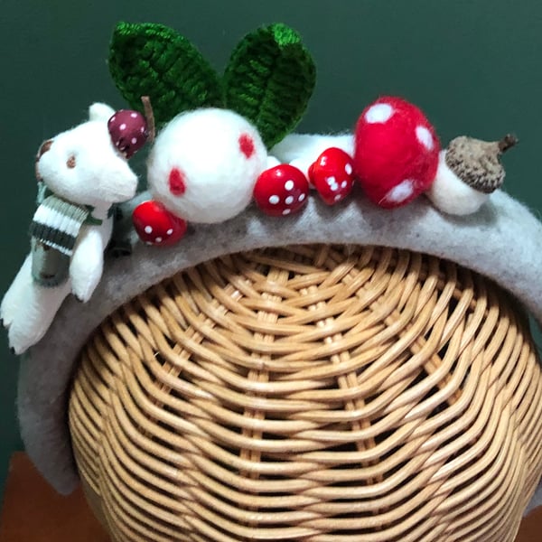 Woodland bear headband 