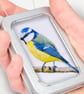 Bluetit, little 3D fabric Blue tit, Blue tit picture, gift, ornament - Image 2