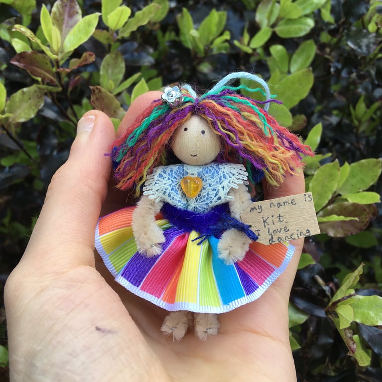 Rainbow Fairy Doll Decoration, Pride Month Decoration, LGBTQ Gift