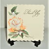 original hand painted art Thank you card ( ref F 505)