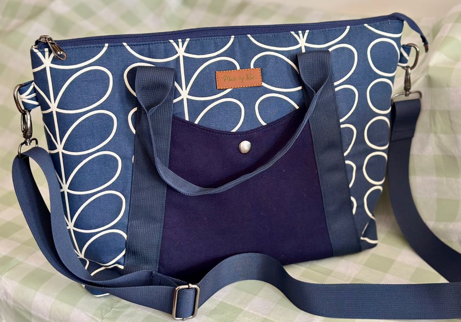 Oxbox Tote Bag. Pattern by Noodlehead.