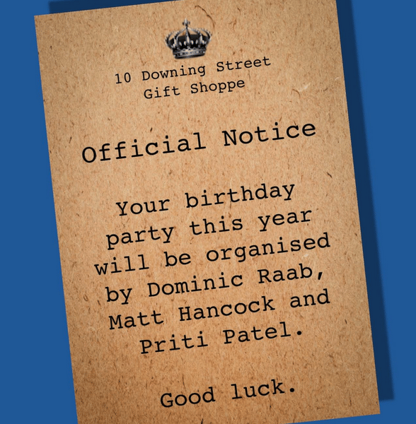 Funny Birthday Card, Funny card, Isolation birthday card, Lockdown card, Party