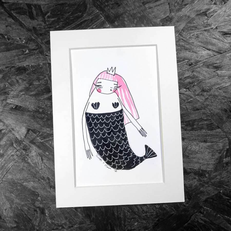 Mermaid- Original Artwork by Twinkle & Gloom