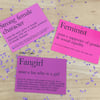 Mini Feminism Survival Kit, Fangirl, Feminist, Strong Female Character Print