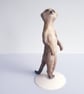 MEERKAT - polymer clay animal sculpture. - Image 1