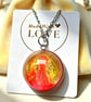 Handmade Sunset Pendant Stainless Steel chain and bezel - Image 2