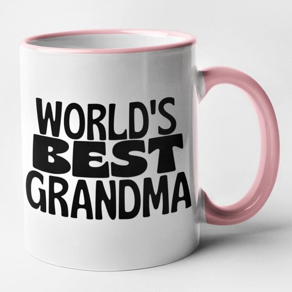 World's Best Grandma Mug - Cute Grandma Granny Nan Birthday Christmas Gift 