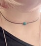 Crystal Cord Choker Necklace, Gemstone, Summer, Beach, Boho Jewellery, Witchy - Image 7