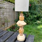 wooden table lamp