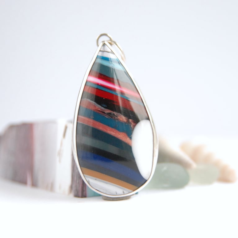 Cornish surfite pendant