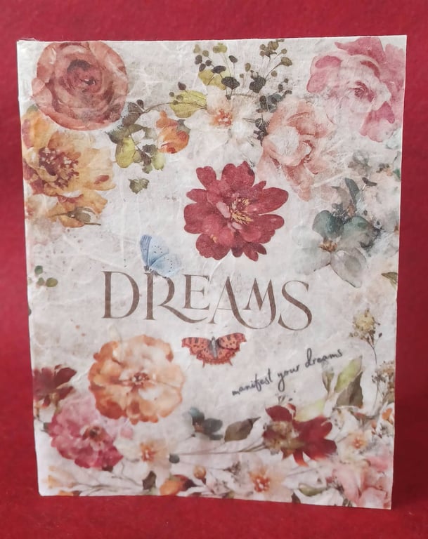 A6 Notebook Floral Dreams Collage