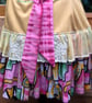 Persian Piri Event Dress. Ocre and deep pink. - Image 6