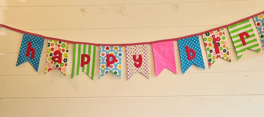 Happy Birthday Bunting