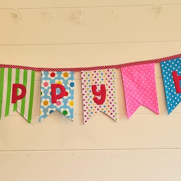 Happy Birthday Bunting