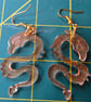 2 pairs dragon dangling earrings  - Image 5
