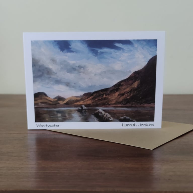 Wastwater, Hikers Heaven Greeting Card Collection,  Lake District Scene, 