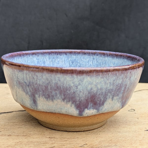 Purple wavy toasted dinky nibble bowl