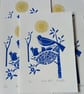 Birds Nest, Limited Edition Linocut, Original Print by Giuliana Lazzerini - Image 6